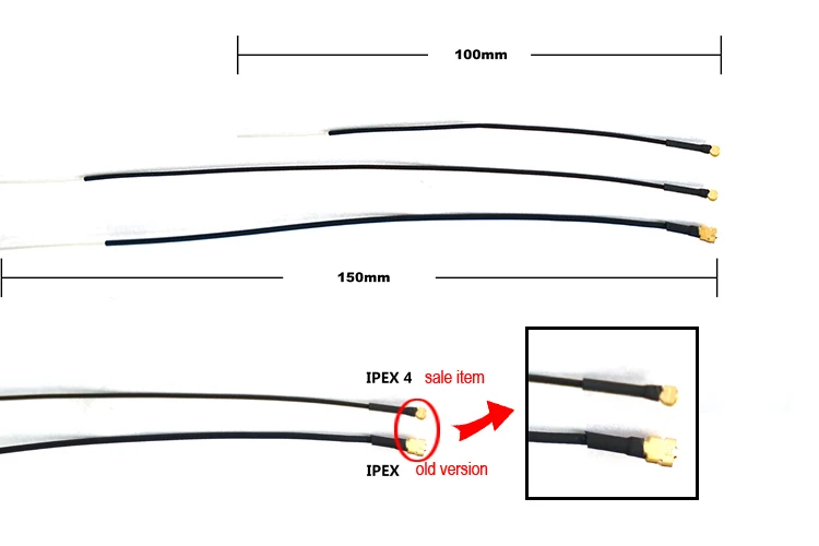 Original Frsky Spare Part 15cm 150mm IPEX Receiver Antenna XM  Plus R-XSR RXSR compatible For RC Multirotor FPV Quadcopter