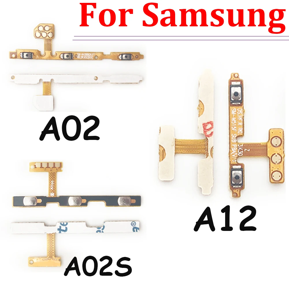 NEW Power Switch On/Off Button Volume Key Button For Samsung A02 A02S A32 A52 A72 A03s A03 Core A13 A22 A33 A53 A73 4G 5G