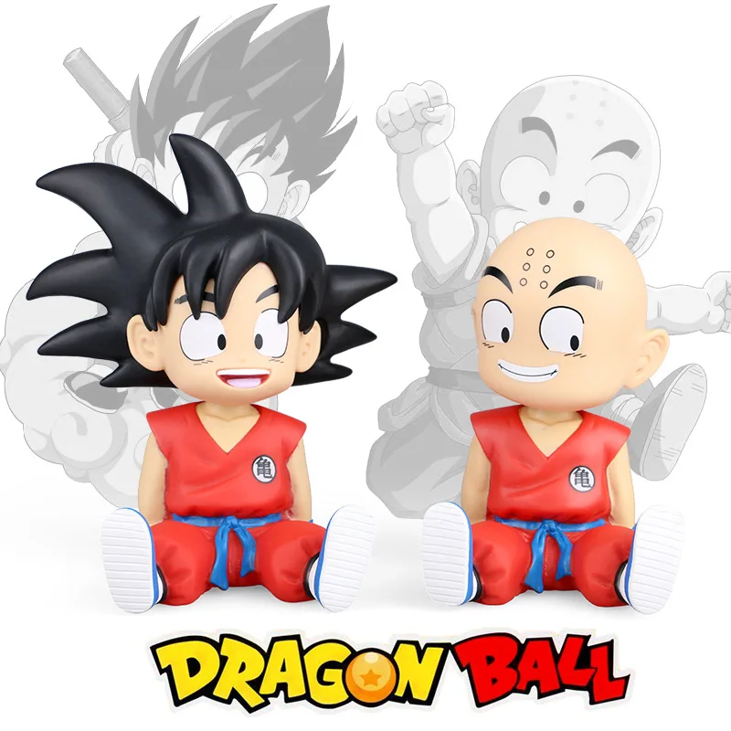 Dragon Ball Z Гоку Копилка Копилка Гоку Куририн Фигурка Экономия Коробка Для Монет Экономия Горшок Коллацион Модель Игрушки