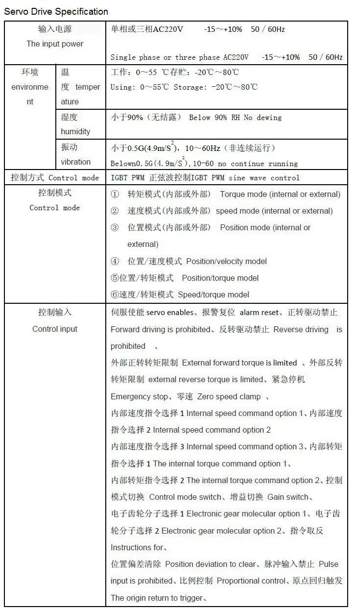730W Motor Servo 2000RPM 80ST 3.5N.M 0.75kw AC Servo 80ST-M03520 + AASD-15A Servo Drive dengan CN1 Port 3m Motor/kabel Encoder