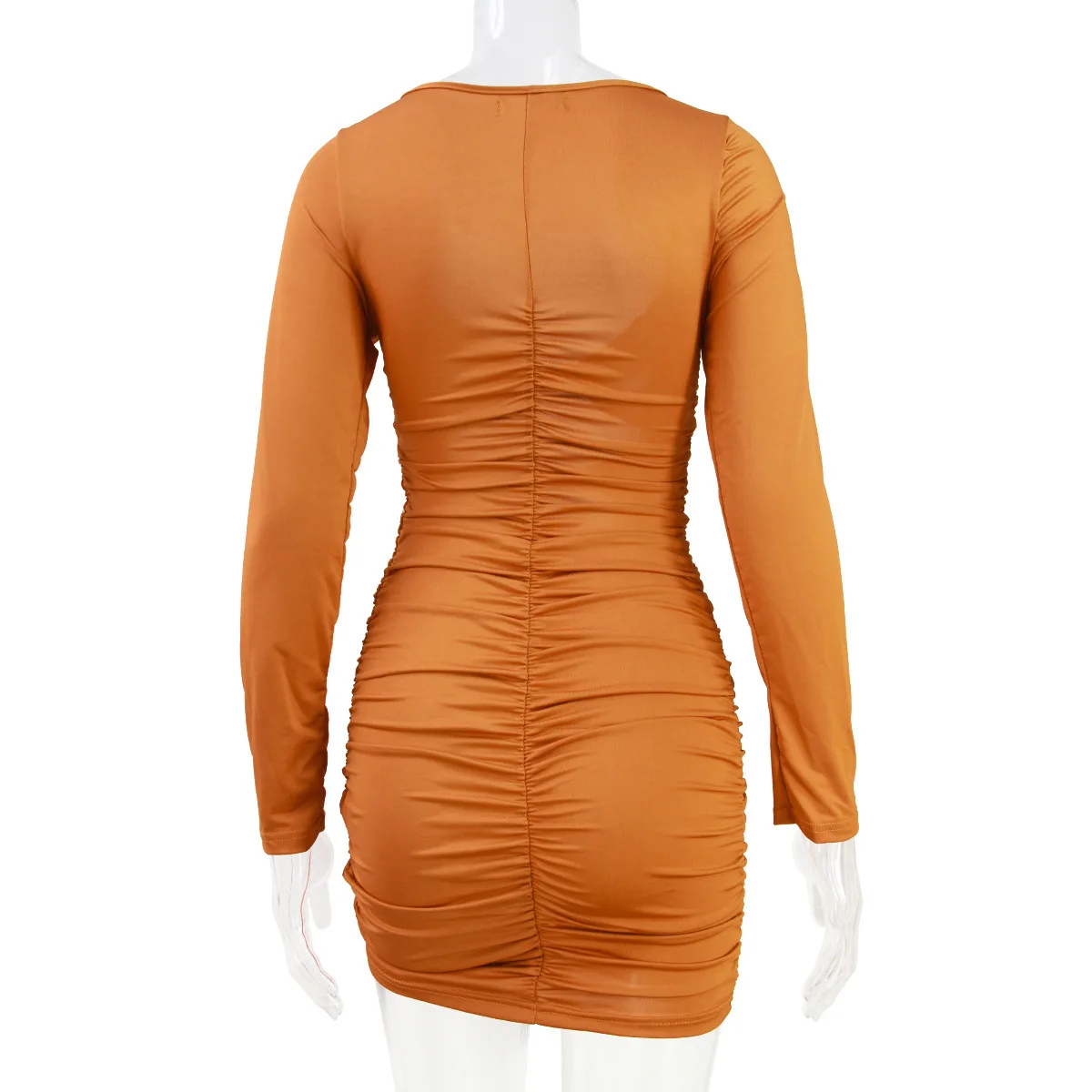 Zomer Elegante Lange Mouwen Bodycon Jurk Vrouwen Sexy Uitgesneden Mini Bandage Jurken Avond Party Vestidos Y2K Club Outfits