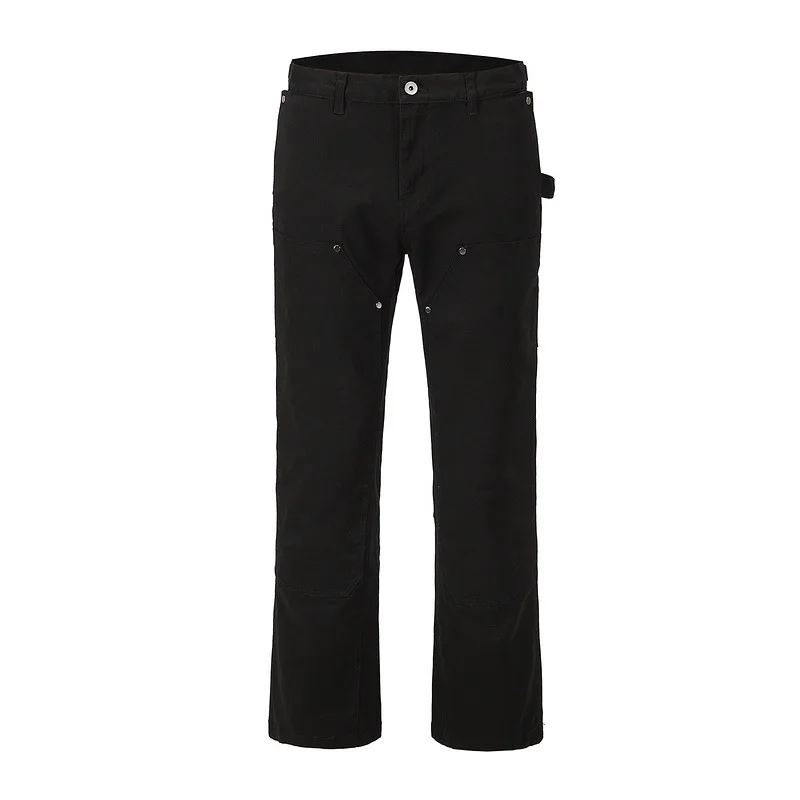 2026 Y2K Streetwear Kanye Braune Reißverschluss Slim Jeans Cargo-Hosen für Herren Luxus Designer Neue Rock Lange Hosen – Detail 13
