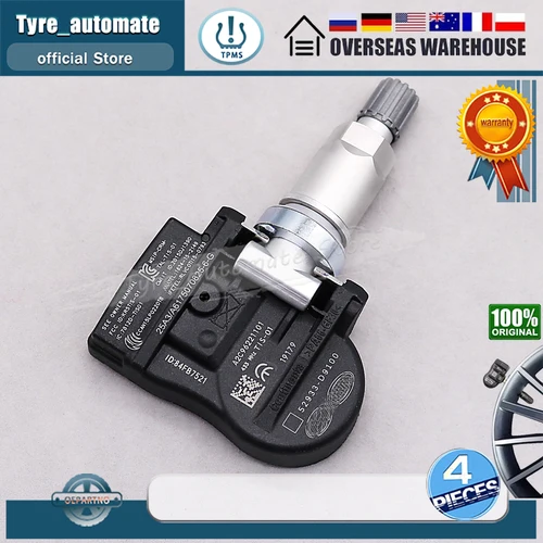 Imagen 2 del producto Juego de 4 52933-D9100 nuevo Sensor de presión de neumáticos para Hyundai Car TPMS para 2016-2022 ELANTRA KIA OPTIMA NIRO 52933-F2000 52933D4100