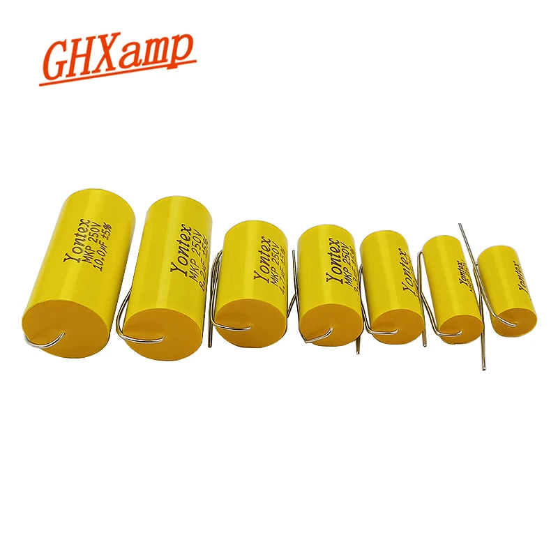 

GHXAMP MKP Speaker Crossover Capacitance Capacitor 1.0uF-10uF/250V MKP Metal Film Threading For HIFI Audio Accessories 1pc