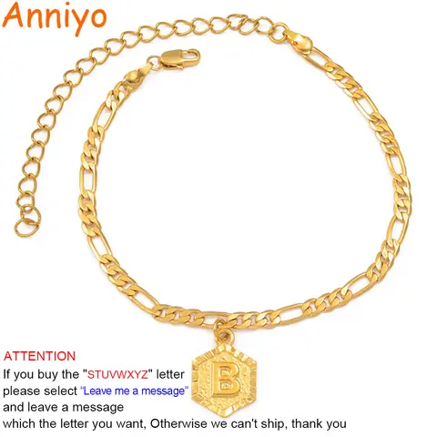 A-Z Alphabet Foot Chain for Women anniyo
