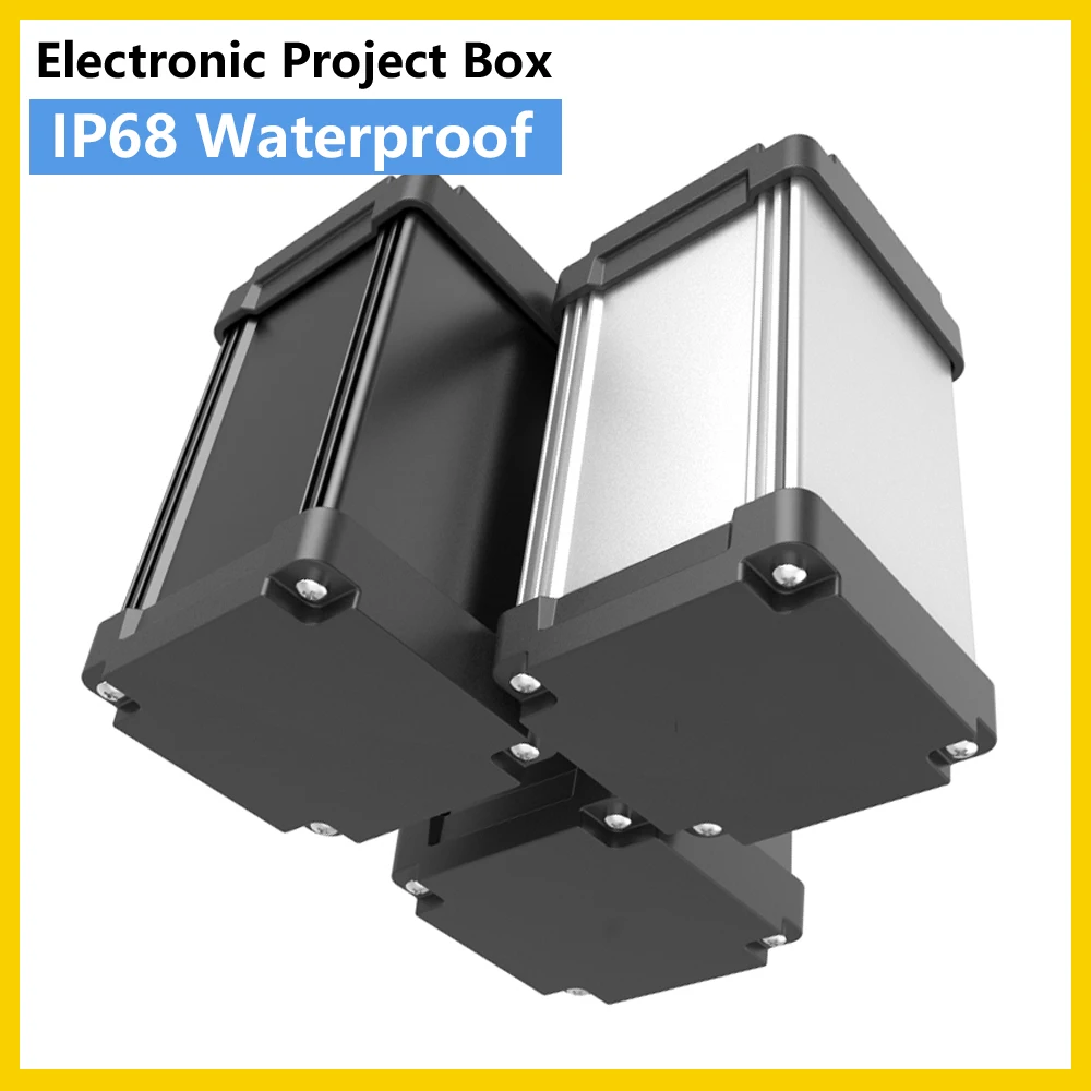 Waterproof DIY Housing Electrical Project Box Storage Case Enclosure Electronic Instrument Case Supplies Connector M02 80*80mm