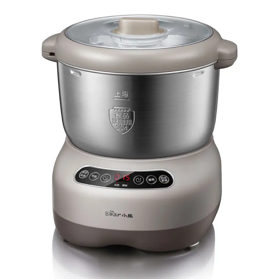 Lectric-amasadora de harina para el hogar, mezclador de masa de fermentación, máquina de amasar pan, agitador, temporizador de microordenador, 7L, A70C1