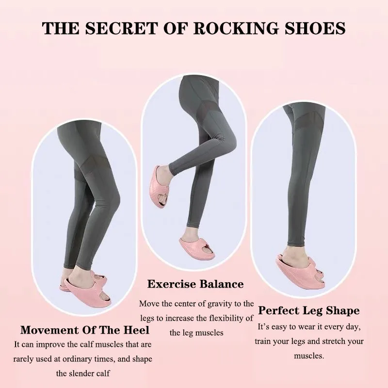 8 Colors New Upgraded  Slip Resistance Slimming Leg Beauty Foot Women Sneakers Sculpting Hip Thin Yoga Massage Swing Slippers