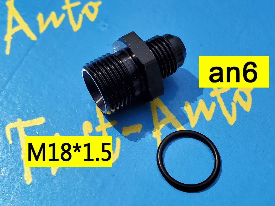 Pánský M18 P1.5 M18 * 1.5 M18 x 1.5 na -6an an6 an 6 pánský adaptor adaptér šroubení