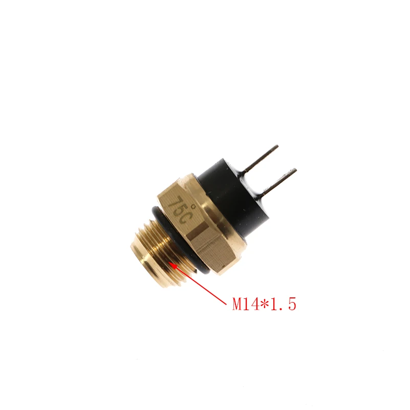 Motorcycle M14/M16*1.5mm Electric Radiator Coolant Fan Water Temperature Thermostat Switch Temp Sensor for 200 250 400 450 Bike