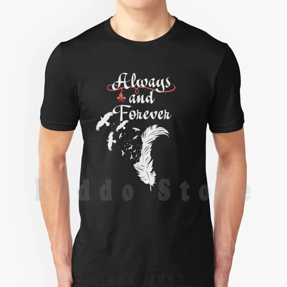دائما وإلى الأبد. تي شيرت قطني للرجال مطبوع عليه DIY تي شيرت رائع The Originals Klaus Mikaelson Always and Forever كلاوس جوزيف مورغان