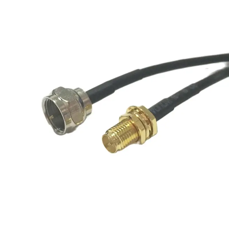 New Modem Coaxial Cable RP-SMA Female Jack Nut Switch F Male Plug Connector RG174 Cable 20CM 8