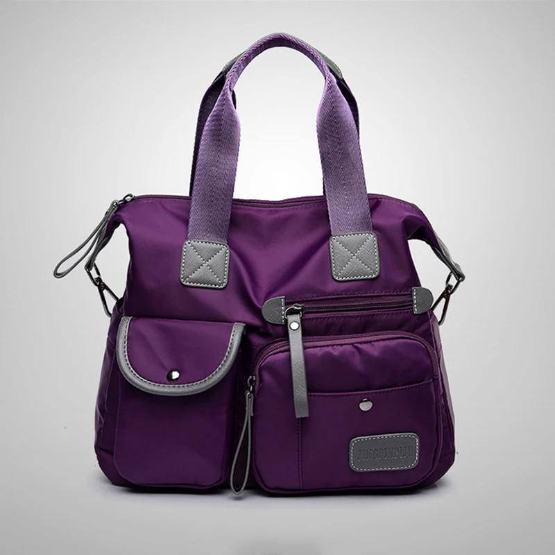 Nylon Handtasche Frauen Große Kapazität Schulter Tasche Wasserdichte Messenger Taschen Casual Dame Umhängetasche Multifunktions Shopping Totes – Detail 16