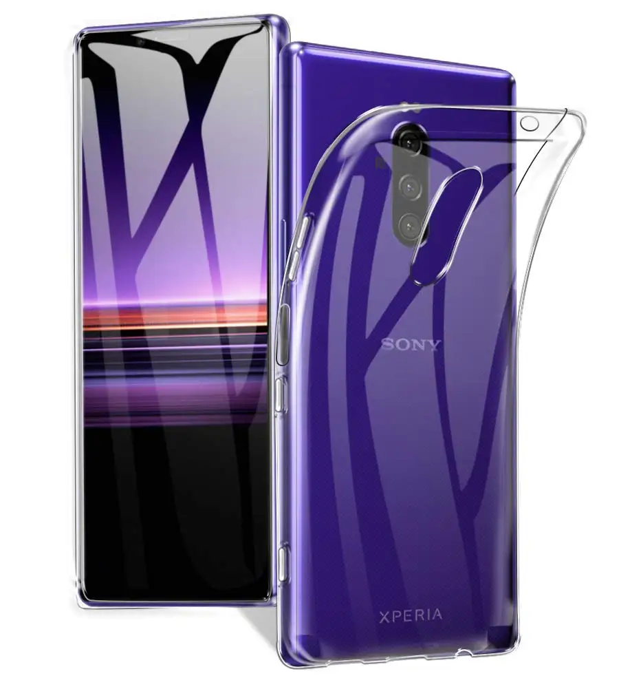 For Sony Xperia 1 III II 2020 XQ-AT51 XQ-AT52 Case Ultra Thin Clear Soft TPU Cover For Sony Xperia 1 Xperia1 J8110 J8170 J9110