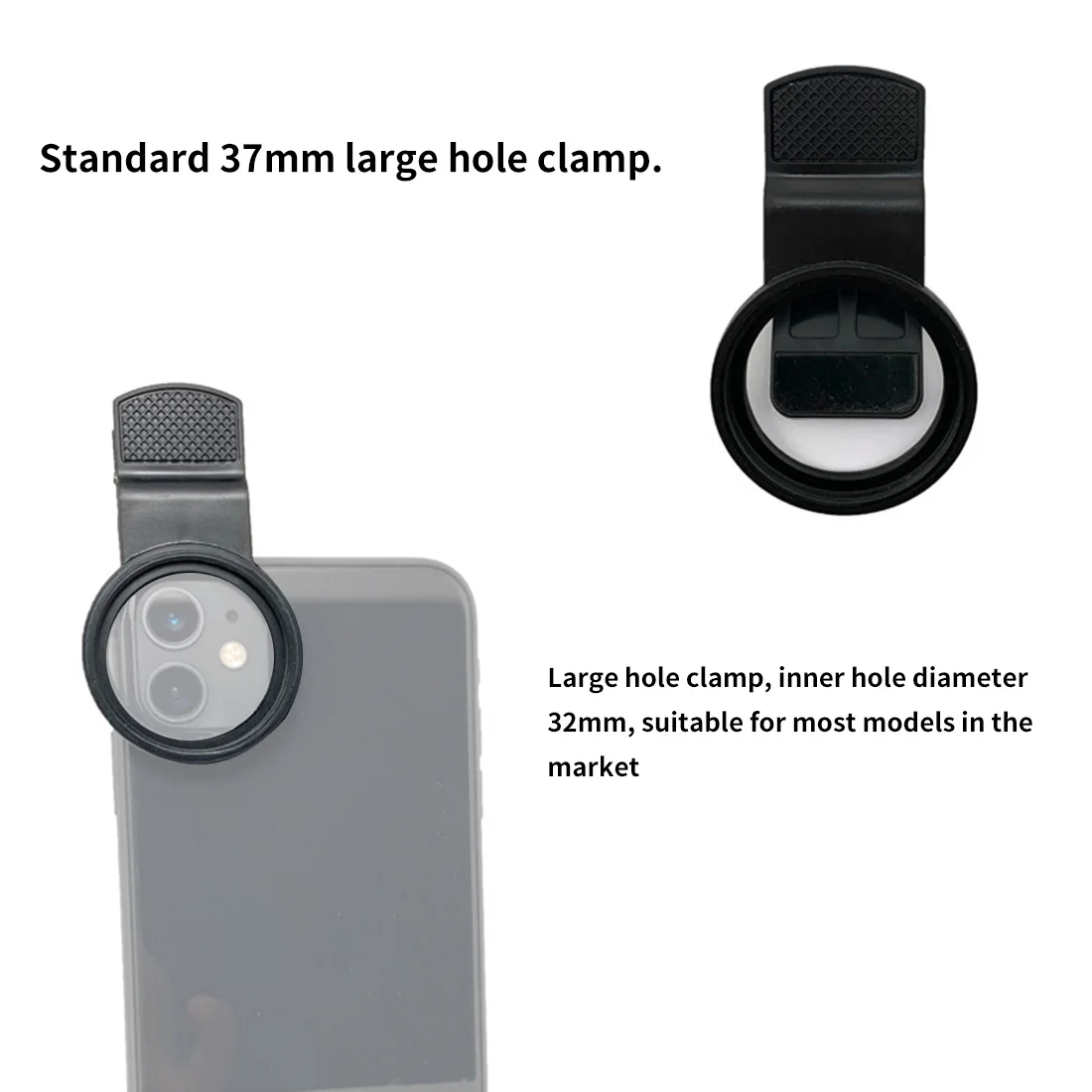 37MM 15X obiettivo Macro 4K HD fotografia professionale telefono fotocamera obiettivo per gioielli con diamanti lente in vetro ottico per Smartphone