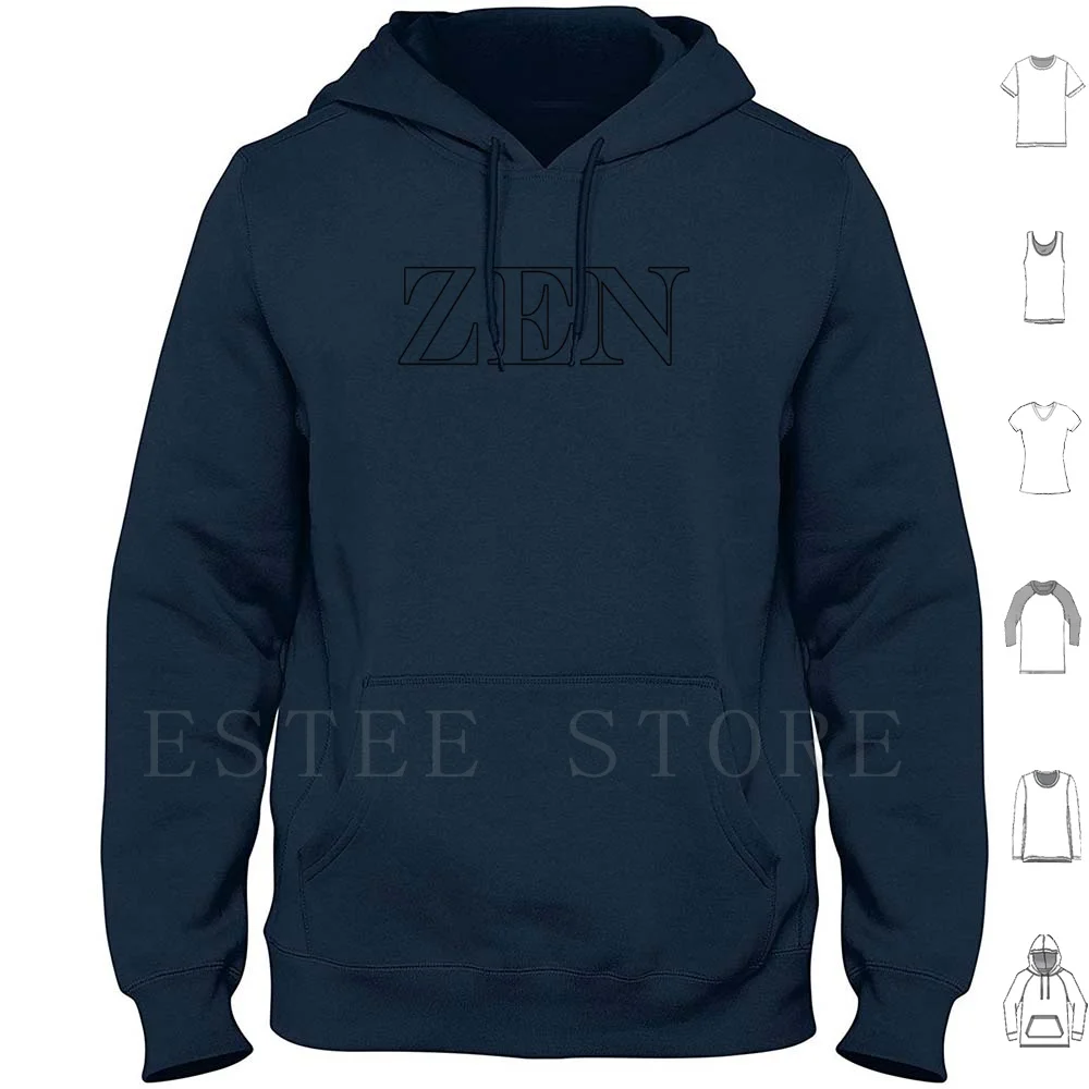 Be Zen Hoodies Zen Peace Buddhist Buddha Meditation Change Inner Peace Balance