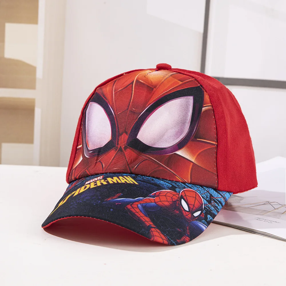 Disney Frozen Baseball Cap Spiderman Anna Elsa Mickey Minnie Mouse Anime Cartoon Hat kids Boy Girl Caps Adjustable