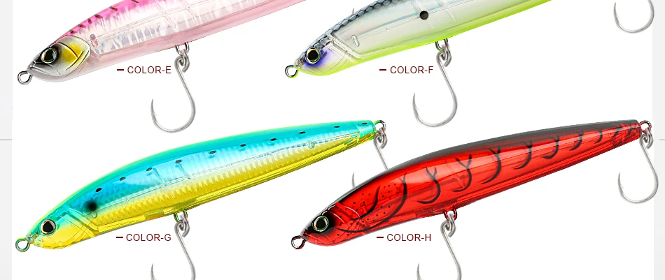 FJORD 200 mm 64 g schwimmender Trolling Big Pencil Hard Fishing Items Meer-Salzwasser-Köder Kunstköder zum Angeln und Freizeit – Detail 6