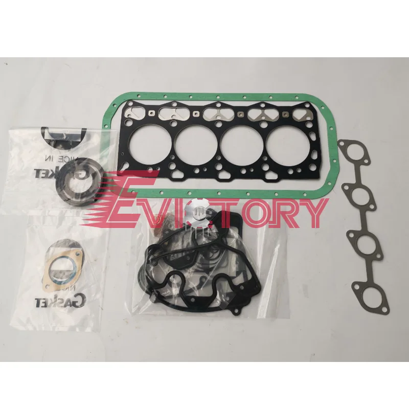 For Isuzu 4HE1 4HE1T piston ring + full cylinder gasket kit