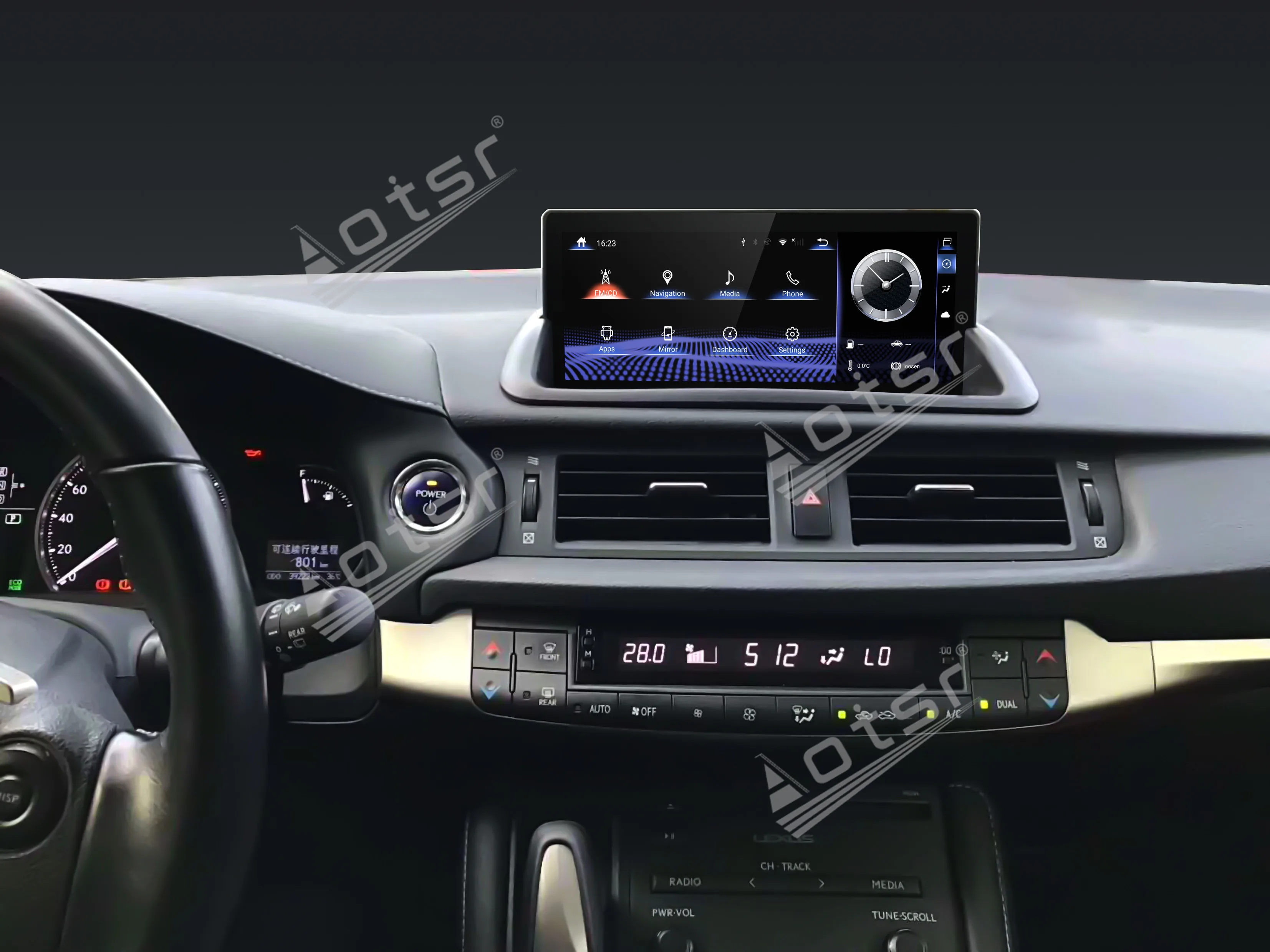 4G+64G For Lexus CT200 2011-2017 Car Multimedia Radio Player Stereo 2 din Android 9 Audio tape recorder IPS Navi WIFI head unit