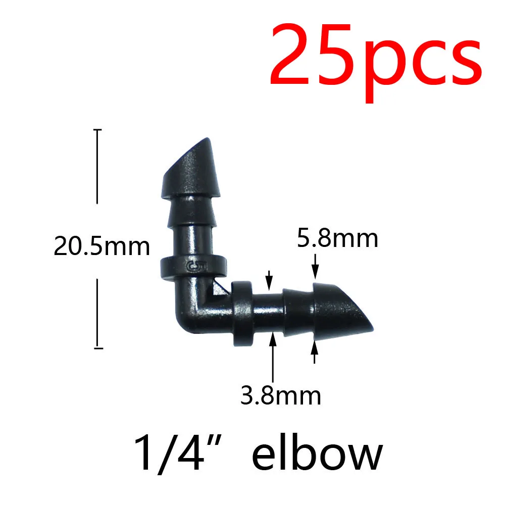 Złącza do węża ogrodowego trójnik kolczasty kolanko krzyż wtyk końcowy łącznik System nawadniania WDrip montaż do 3/5 4/7mm Hsse