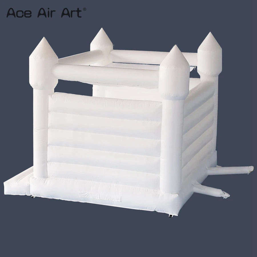 Surprising Indoor/Outdoor White Inflatable Bounce House for Wedding Party PVC Jumper Bouncy Castle with Blower Made In China