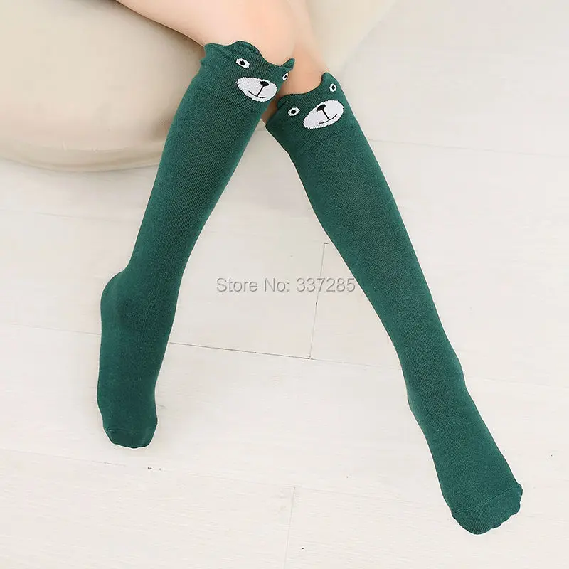 Kinder-Wärmesocken, Kurze Niedliche Cartoon-Socken für Mädchen, Kniehohe Socken für Kleinkinder, Baumwoll-Babysocken mit Tiermotiven, Überkniestrümpfe für Mädchen – Detail 25