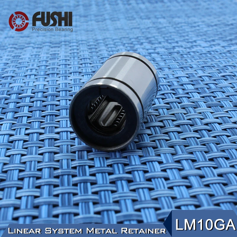 LM10GA Linear Ball Bearings 10x19x29mm ( 1 PC ) CNC Metal Steel Retainer Linear Bushing LM10UU Shaft 10MM LM10 GA Bearing