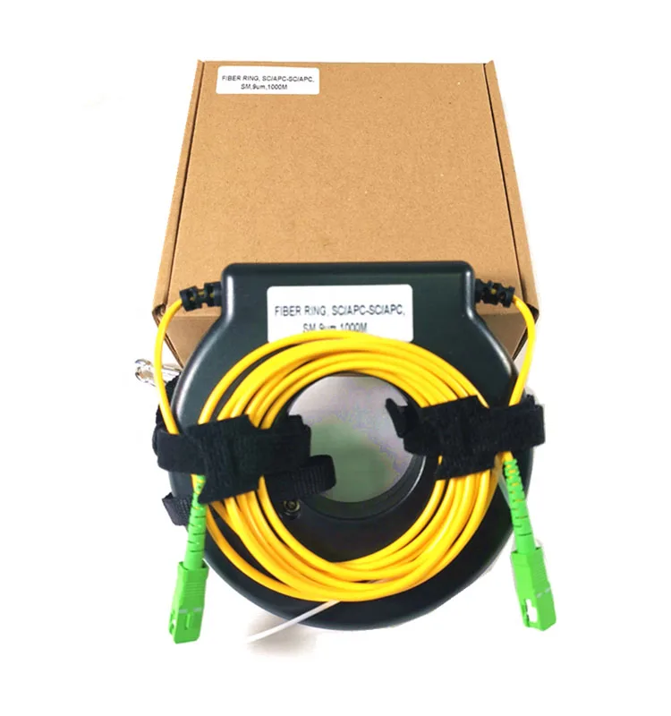 SC UPC/APC OTDR Launch Cable Box 500m/1Km singlemode OM1/OM2 50/125um optical fiber tester