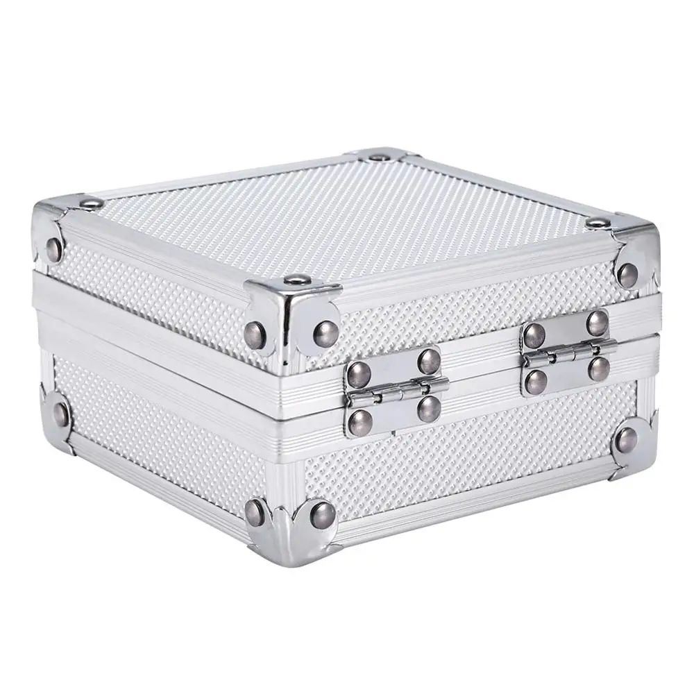 Quality Aluminum Alloy Tattoo Case Packagy Tattoo Machine Gun Carrying Storage Packing Box with Lock Design Tattoo Aluminum Box