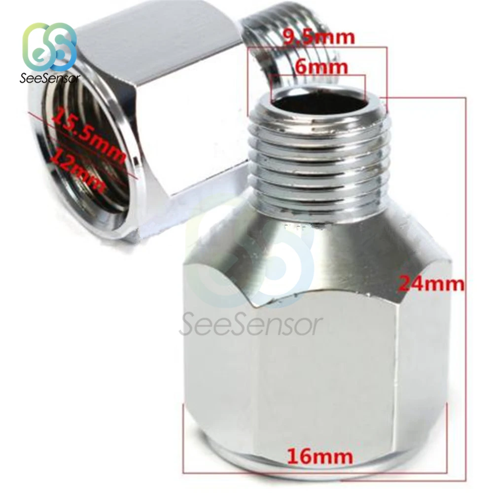 1/4\'\' BSP Female to 1/8\'\' BSP Male Airbrush Air Hose Adapter Connector Spray Pen Transfer Connecter Quick Coupler Pipe Fittings