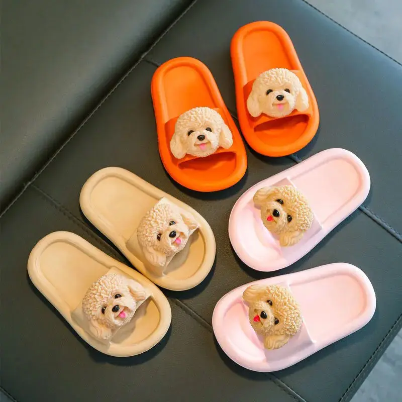 2022 New Children's Slippers Indoor Non-slip Soft Bottom Bathing Home Baby Slippers Kids Shoes for Girl Baby Toddler Girls Shoes