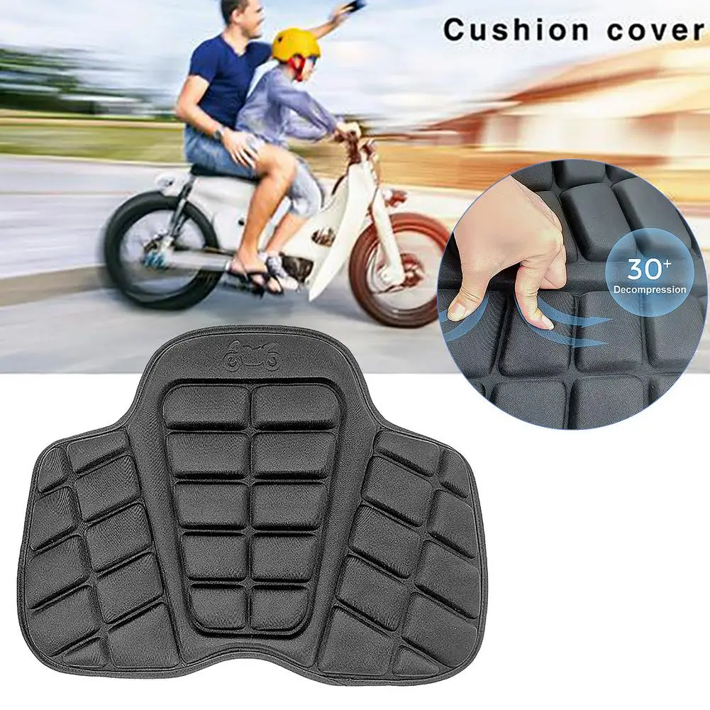 Motorcycle Cruisers Travel Bikes Cushions Long Trip Seat Cushion Net Comfortable Motorbike Seat Mat