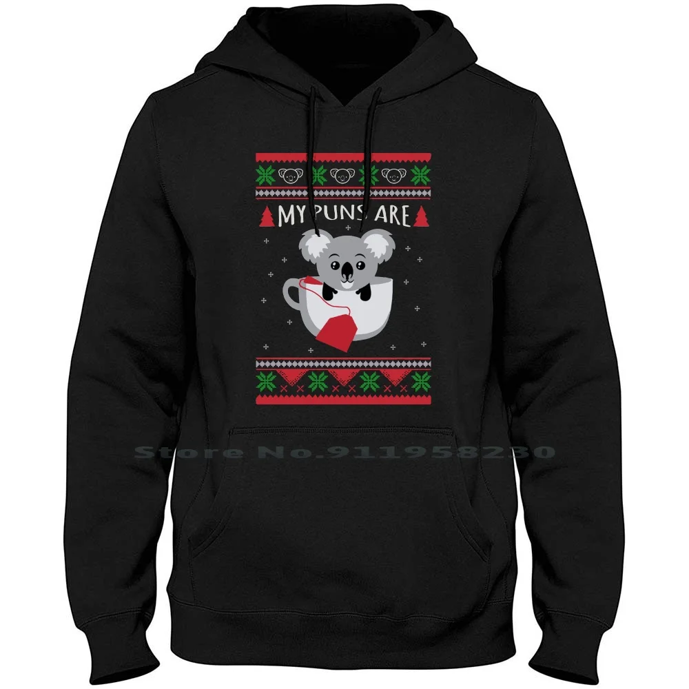 

My Puns Are Ugly Sweater Christmas Copy Hoodie Sweater Cotton Illustration Popular Animals Trend Eater Copy Ugly Cute Puns Pun