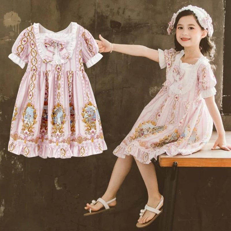 Menina loli saia 2020 novo estilo estrangeiro lolita vestido menina lolita saia elf vestido de princesa vestido diário menina roupas cosplay vestido de festa