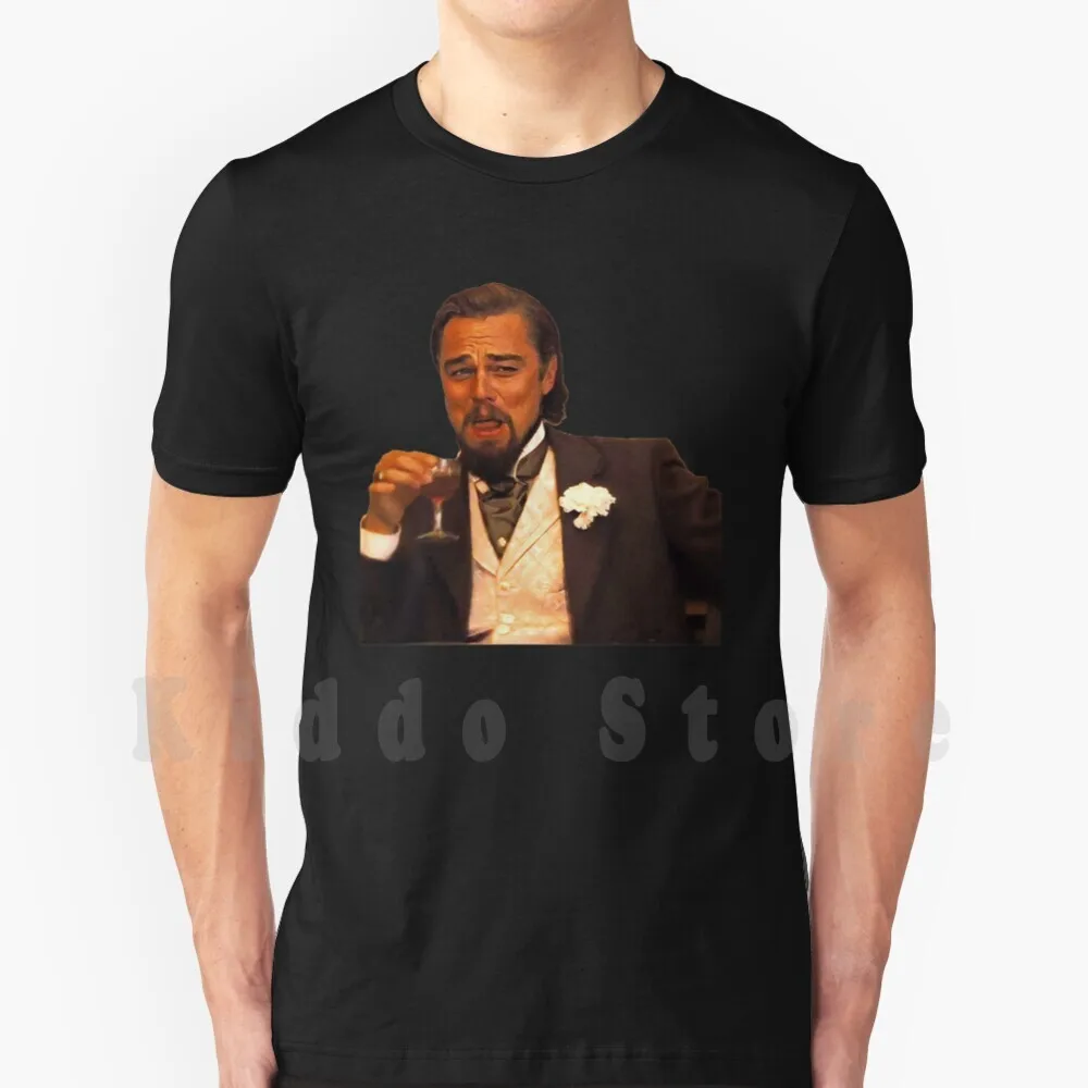 Funny Leonardo Dicaprio T Shirt DIY Big Size 100% Cotton Essential Essential Employee Appreciation Funny Quarantine Self Meme