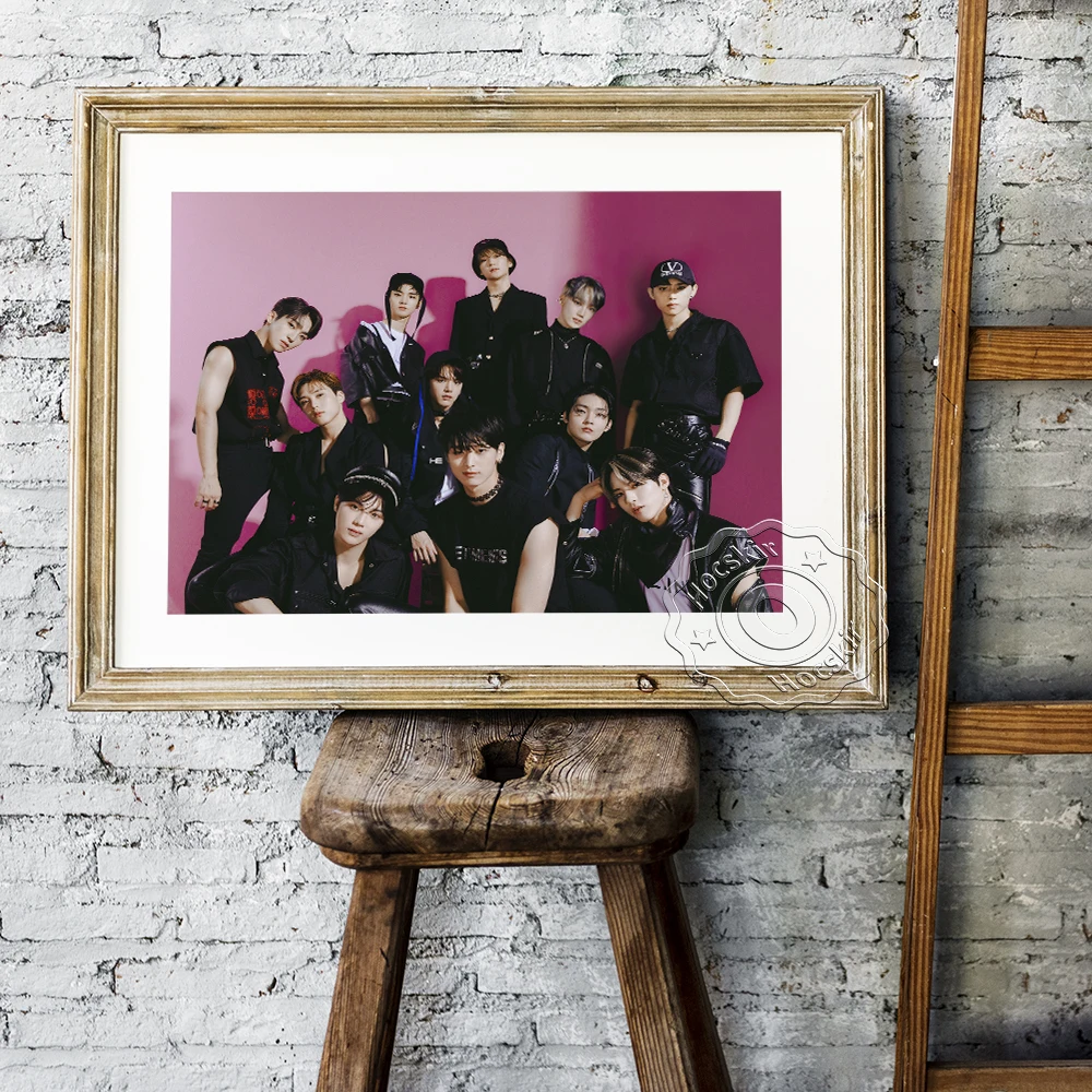 The Boyz K-pop Music Male Group Fashion Magazine Poster, Star Portrait Fans Collection Art Prints, Handsome Boy Modern Wall Art