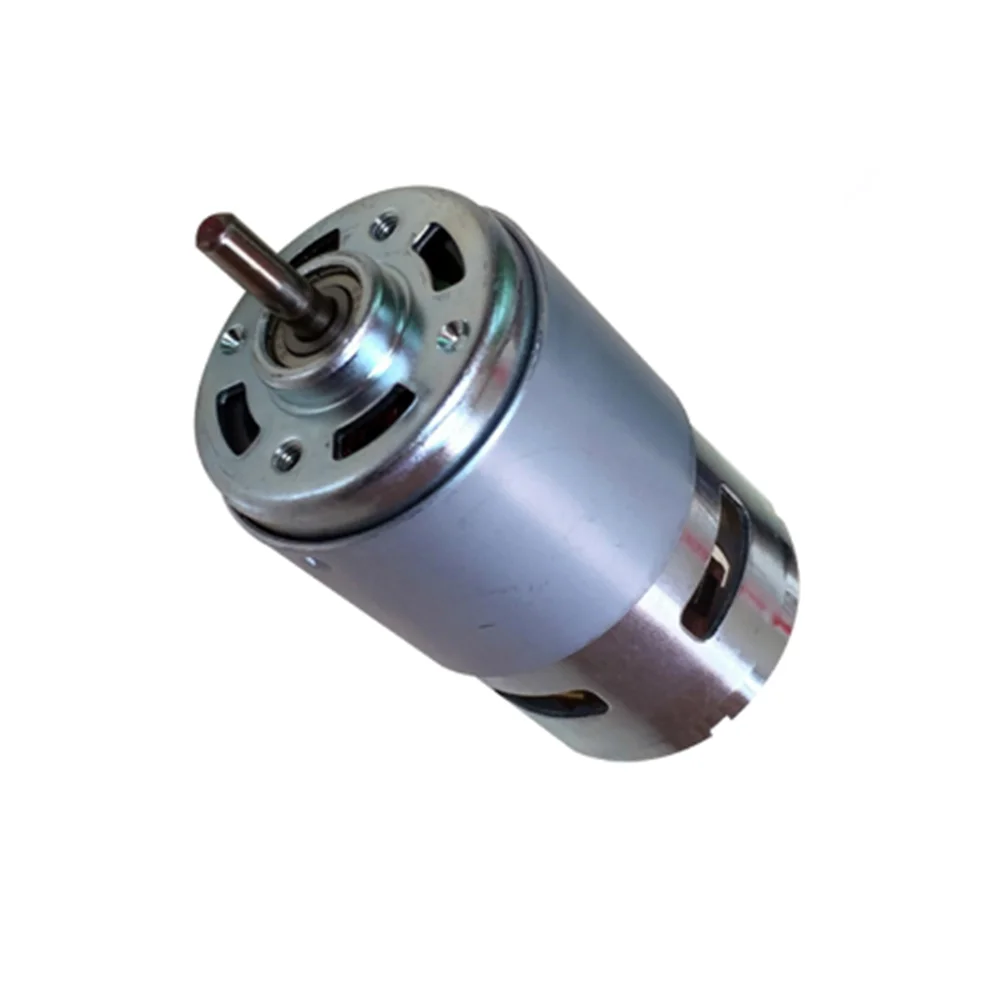 

795 DC Motor Large Torque High Power DC12V-24V Universal Motor Double Ball Bearing Mute High Speed Round Axis