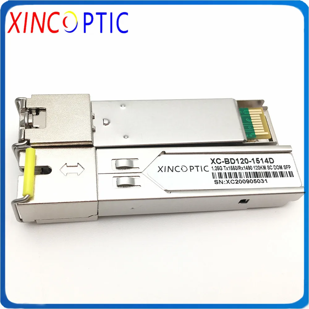 

GIBC SFP LC SC1.25Gb/s 120km LC/SC Fiber SFP Hot Pluggable Module BiDi 1490nm/1550nm WDM SFP Transceiver