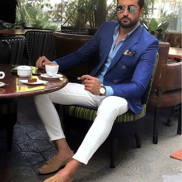Abito spezzato uomo giacca blu deals