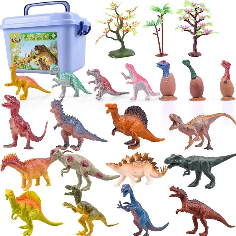 Dinosaur Toy Tyrannosaurus Rex Model Suit Plastic Large-size Simulation Animal Little Dinosaur Boy Children's Toy