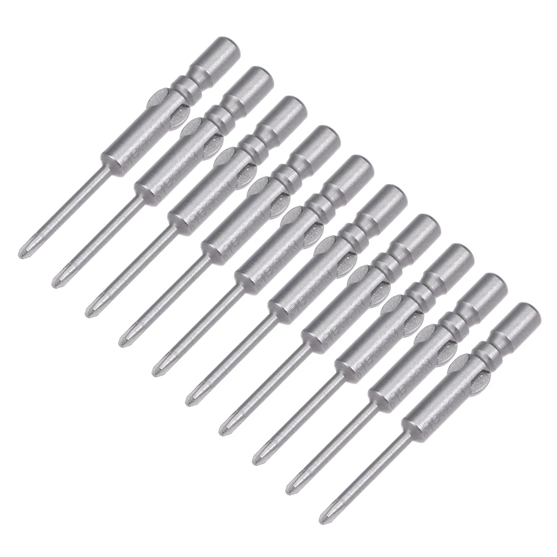 uxcell 10 Pcs 4mm Shank 40mm Length 1.6mm Phillips PH00 Magnetic S2 Screwdriver Bits