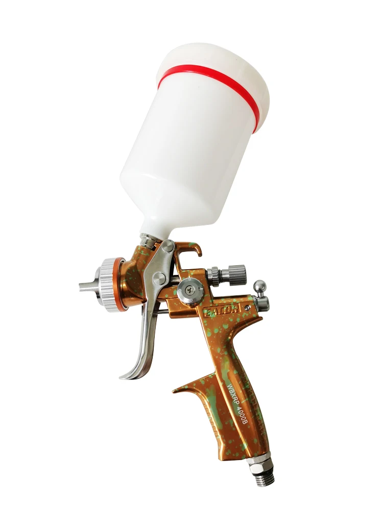 Taiwan Professional 4000B Car Paint Spray Gun With Plastic PPS Tank 1.3mm Nozzle 600cc Cup Pistola De Pintura