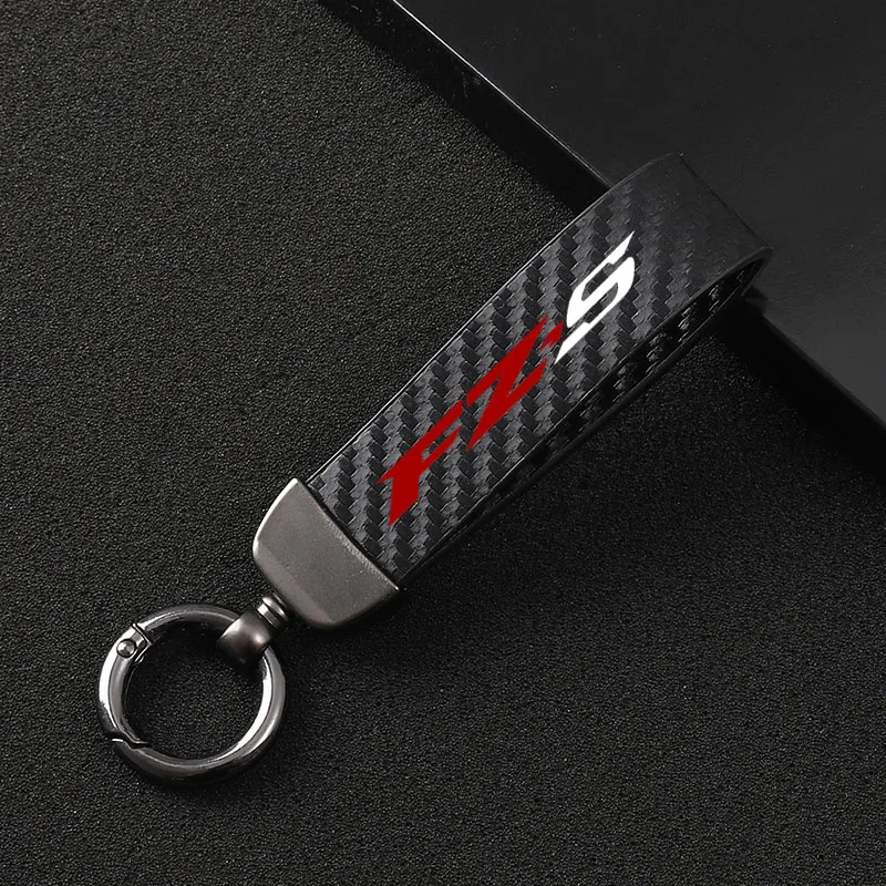 Carbon fiber motorcycle keychain key ring for Yamaha FZ-S FZS 1000 FZS1000 FAZER 2000 2001 2002 2003 2004 2005