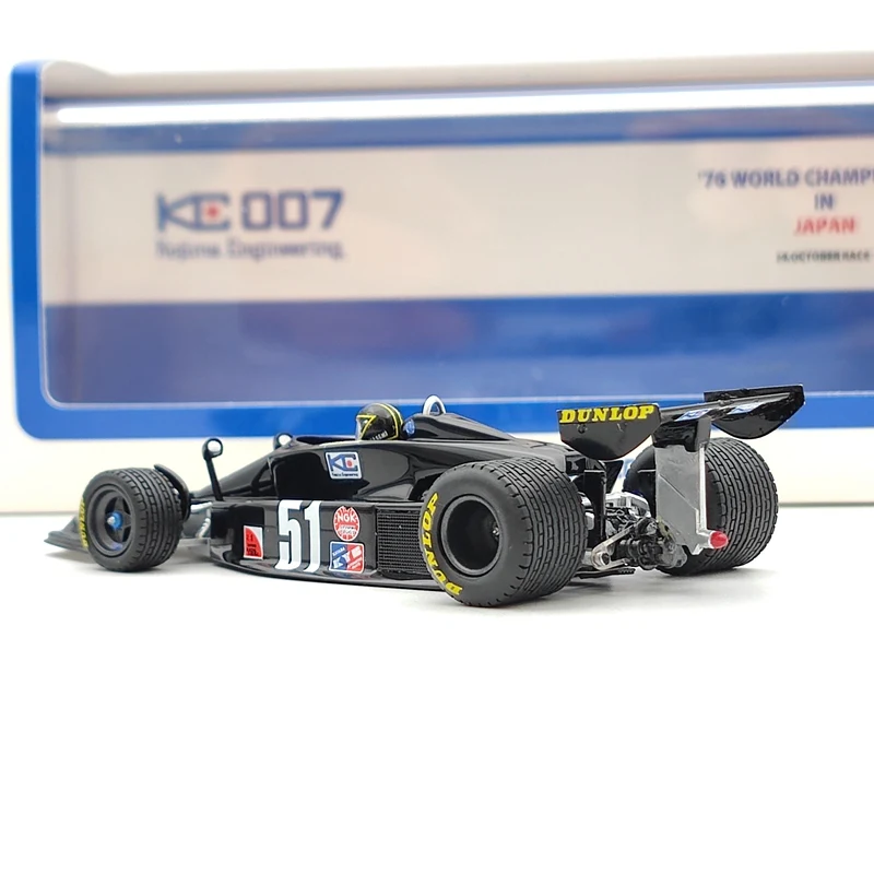 Kyosho 1/43 KOJIMA KE007 1976 FUJI F1 Japan GP Final Ver. #51 M.Hasemi KR431013 Resin Model car Limited Toys Gift