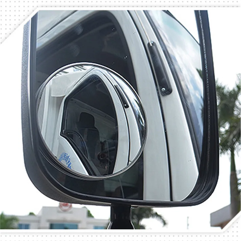 Universal Mirror Modification Accessories Circular Convex Mirror HD Auxiliary Blind Spot Super Wide Field of Vision