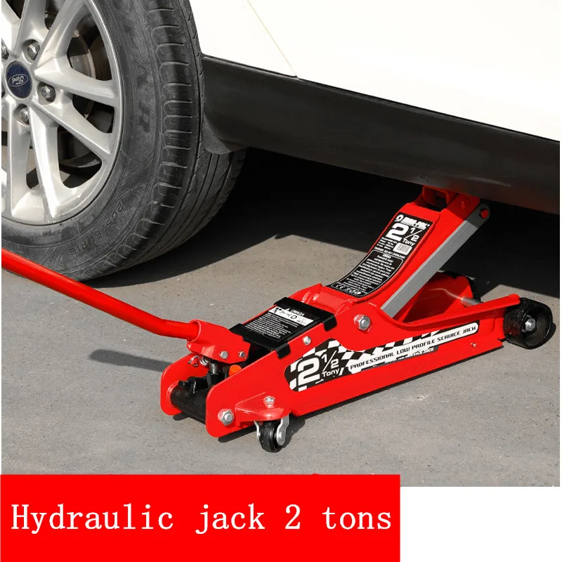 Jack Vehicle Horizontal Hydraulic Jack 2 Tons Hand Vehicle Jack Tyres Dedicated Emergency Equipment