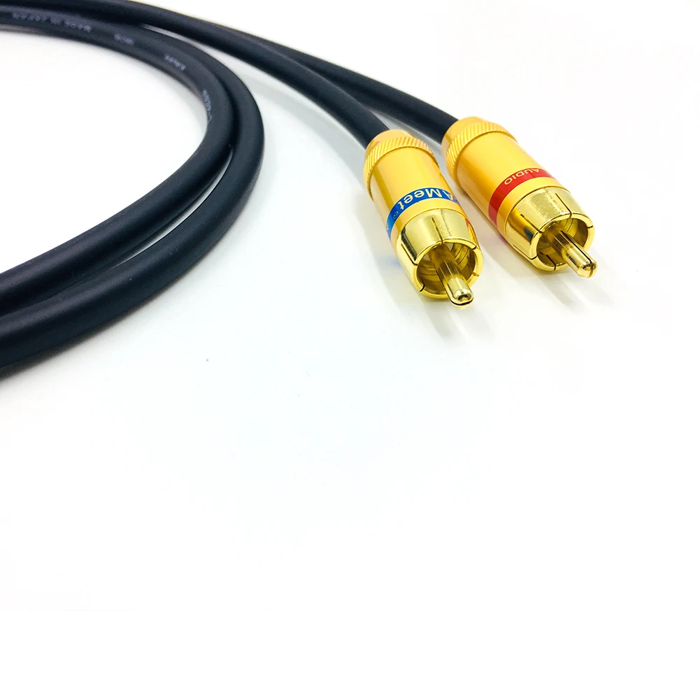 HIFI สาย RCA SPDIF สายสัญญาณเสียงดิจิตอล/หนา Budweiser RCA + Canare L-4E6S สาย
