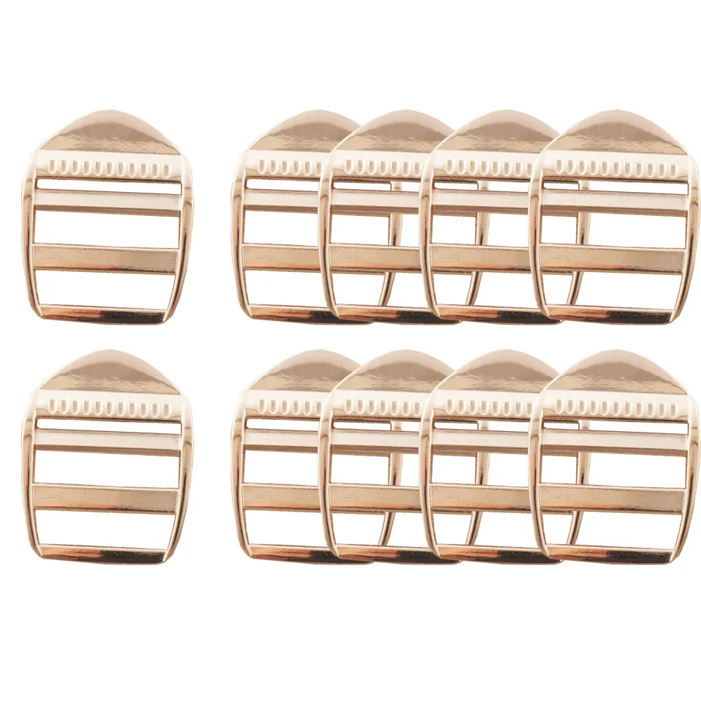 4 PCS 30mm Pale Gold Slide Buckles Belt Bag Luggage Straps Fasteners Metal Purse Adjuster Strap Handbag Bag buckles Wholesale