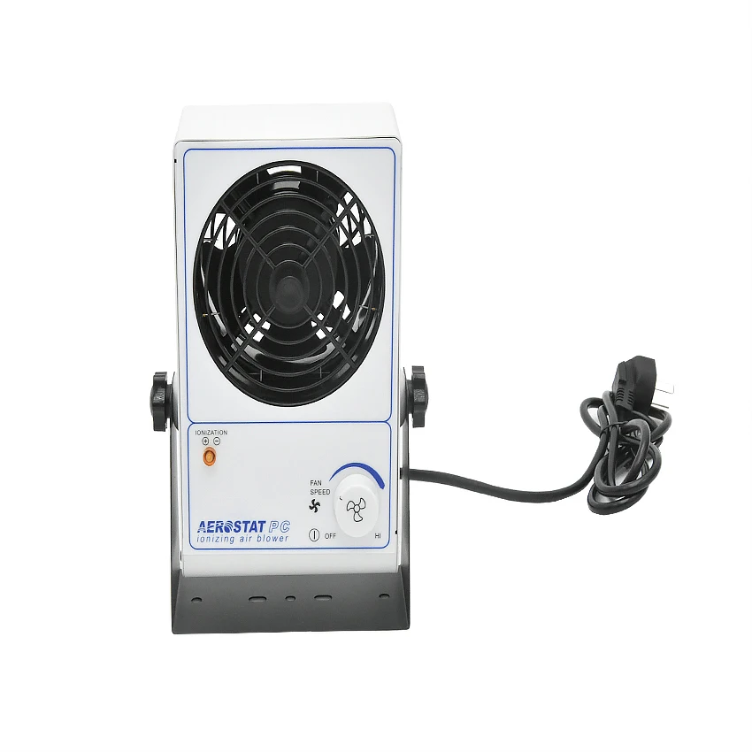 Imagem -02 - Ionizadores Antiestáticos Profissionais do Benchtop do fã do Íon Eliminam a Eletricidade Estática 25w 110v 60hz ou 220v 50hz 45 110110cfm 40cm 60cm os
